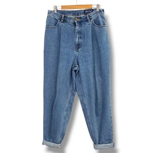 Eddie Bauer Medium-wash High-rise Tapered Leg Mom Jeans